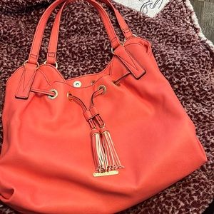 pink liz claiborne shoulder bag